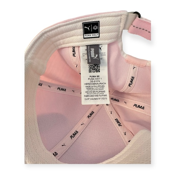 PUMA | Pastel Baby Pink Golf Cap - Picture 8 of 9